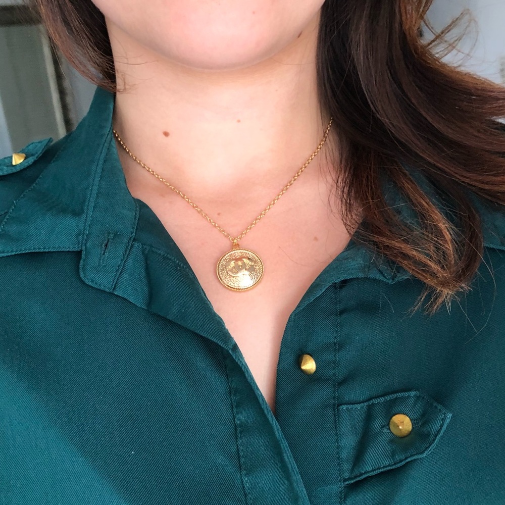 Chanel Button necklace